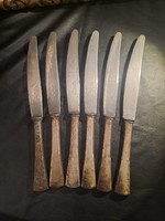 Antique silver Pest knives with Solingen stainless steel blade