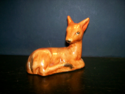 Ceramic deer figurine