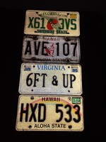 4. An American license plate