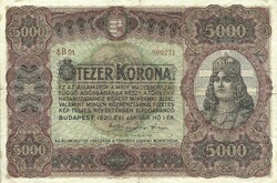 5000 Korona 1920 original condition 3. Very nice