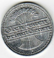 Circulation coin of the Weimar Republic of Germany 1920