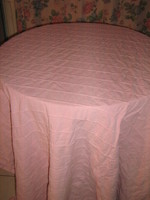 Beautiful pale mauve cotton fabric bedspread