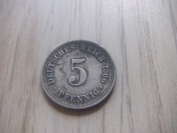 5   Pfennig   1906   (  A  )  Németország
