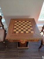 Chess and card table