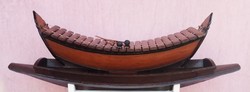 Gamelan is a special percussion instrument with a boat body. A unique rarity from Thailand