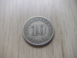 10   Pfennig   1888   (  J  )  Németország