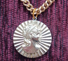 Metal retro bijou necklace for sale