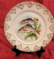 Fish porcelain plate, decorative plate 1 (l4467)