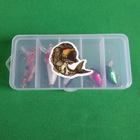New 5-piece small wobbler fishing bait set in box - 27.