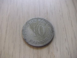 10   Pfennig   1875   (  F  )  Németország