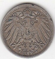 Német Birodalom 10 pfennig 1898 G