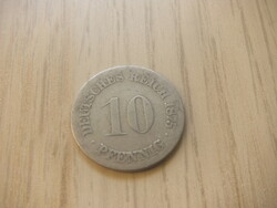 10   Pfennig   1875   (  C  )  Németország