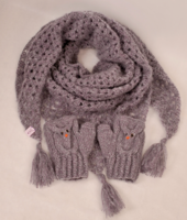 Crochet shawl-scarf