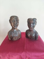 African statue couple