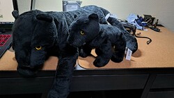 Panthers plush ikea (3 pcs)