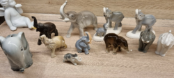 Elephant collection, granite, royal dux, gobel, etc.