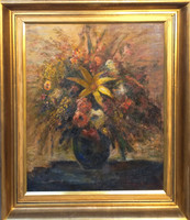 Béla Iványi Grünwald (1867 - 1940): Spring bouquet