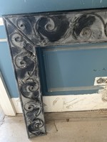 Forged cast cover for fireplace