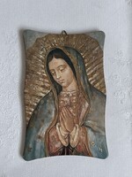 A fairy image of Mary that can be hung on the wall.