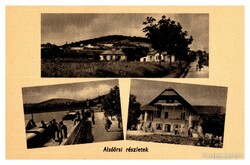 Alsóörs, Alsóörs details postcard, 1957
