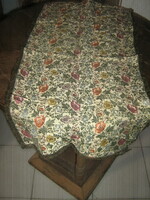 Vintage style charming floral machine tapestry woven tablecloth