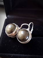 Kuti kristina silver obsidian earrings! A curiosity!!