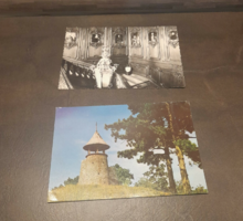 Postcard Keszthely and Mátrafüred in one