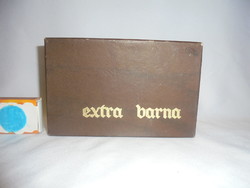 Extra Barna bonbonos, csokis, desszertes doboz - 1974