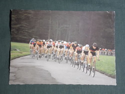 Postcard, road bike race