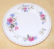 English Royal Albert August plate