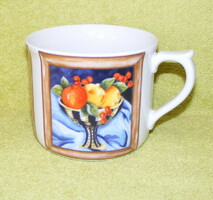 Large porcelain mug