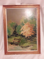 Santa Gyula pad framed painting