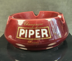 PIPER porcelán szivar hamutartó a Piper-Heidsieck Champagne háztól, Vintage Francia