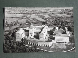 Postcard, Pannonhalma, Pannonhalma Abbey, bird's eye view