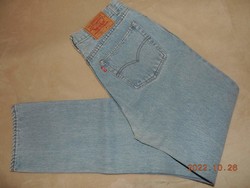 Levi's jeans 501 - men's jeans with buttons, w33l34, light blue