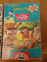 Disney snow white 100 piece educa wood puzzle 1999 complete