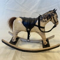 Antique toy rocking horse