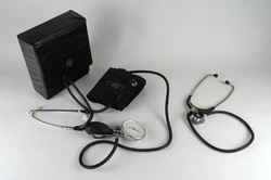 1Q606 old pump speidel & keller tensiometer with blood pressure phonendoscope