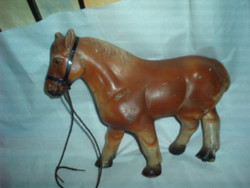 Antique paper mache toy horse