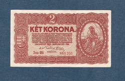 2 Korona 1920 Bécsi kiadás VF -  EF