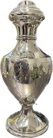 Beautiful silver powdered sugar sprinkler for sale (115 g) marked Vienna Diana