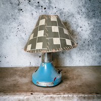 Retro, vintage design, table lamp with shade