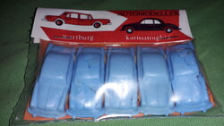 Retro traffic goods Hungarian small industry molded plastic small cars unopened original package rare collectors 11