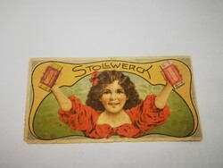 Stollwerck counting slip