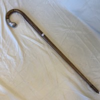 Antique walking stick with silver head