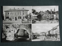 Postcard, tread, mosaic details, mill lake, spring bar, street view, council house