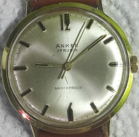 Anker gold wristwatch 14k shockproof