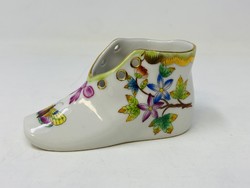 Herend victoria patterned porcelain small shoes rz