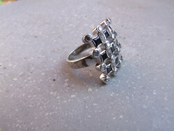 Art-deco silver ring (231217)