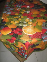 Charming vintage style picturesque fruit cheerful tablecloth